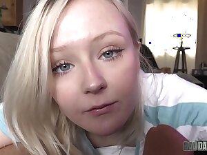Pygmy BLONDE TEEN GETS FUCKED At the end of one's tether HER FATHER! - Featuring: Natalia King