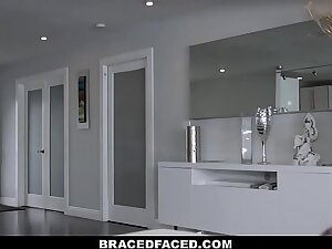 Bracefaced - Hot Teen (Lexi Lore) With Braces Fucked During Principal Date