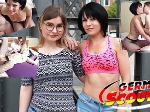GERMAN SCOUT - CANDID BERLIN GIRLS’ FIRST FFM Troika PICKUP